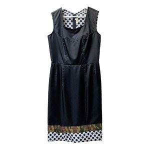 (SOLD) Comme Des Garcons SS 2001 Dress with Camouflage Tape and Polka Dot Lining